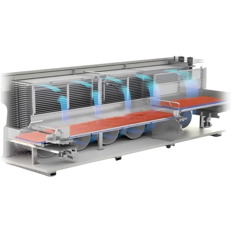 Fluidized Tunnel Quick Freezer