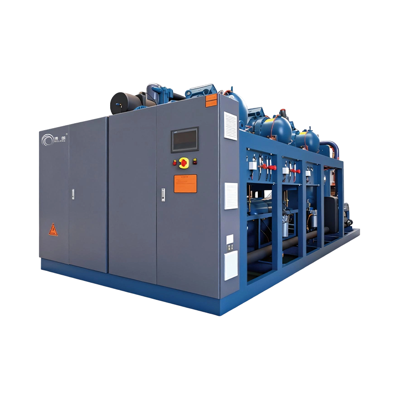 Single Machine Two-Stage Parallel Refrigeration Compressor Unit
